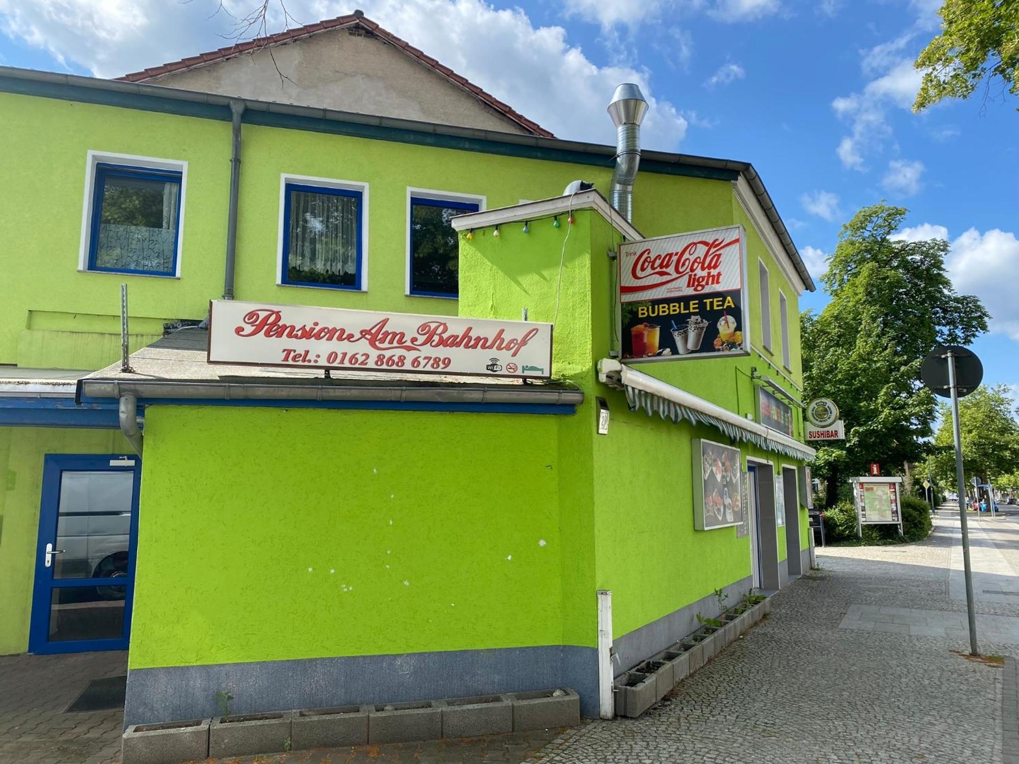 Pension Am Bahnhof Fürstenwalde Zewnętrze zdjęcie